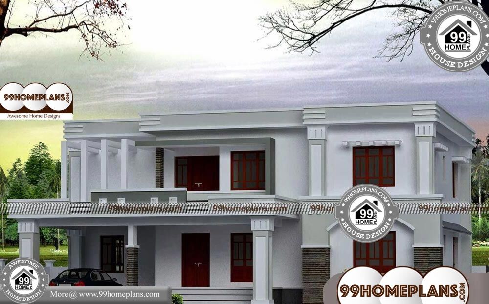 Architecture Design for Home in India - 2 Story 2900 sqft-Home