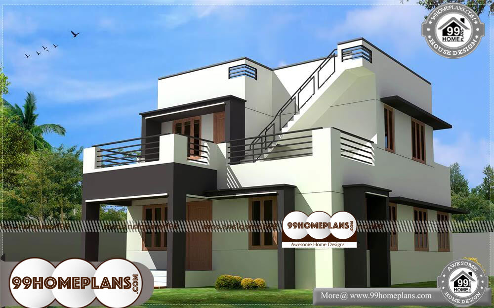 Best Narrow Block Homes Design - 2 Story 1755 sqft-Home