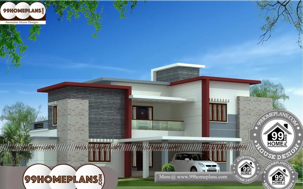 Best Narrow Block Homes Design - 2 Story 2300 sqft-Home