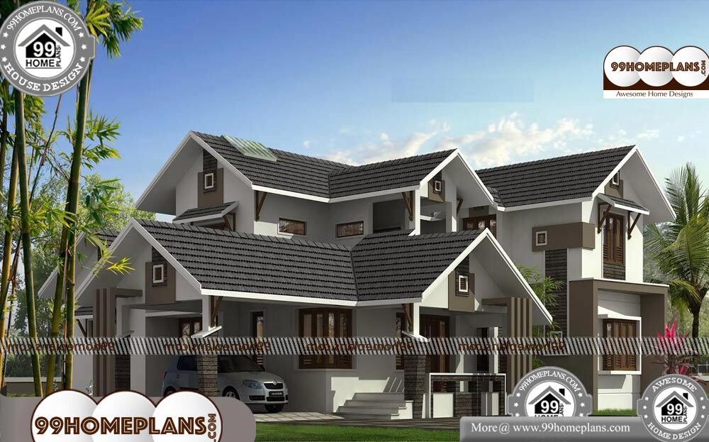 Contemporary House Designs and Floor Plans - 2 Story 2700 sqft-Home