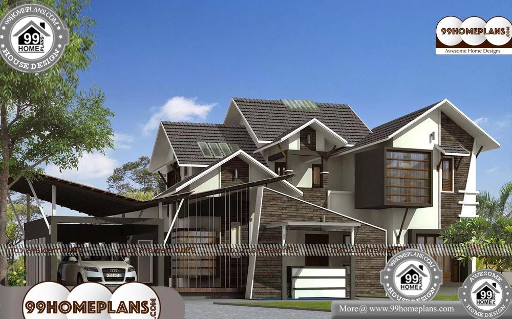 Contemporary House Kerala - 2 Story 3560 sqft-Home