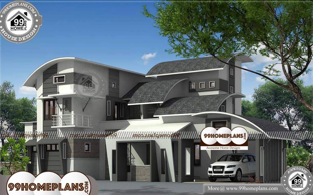 Contemporary House Plans and Designs - 2 Story 2888 sqft-Home 