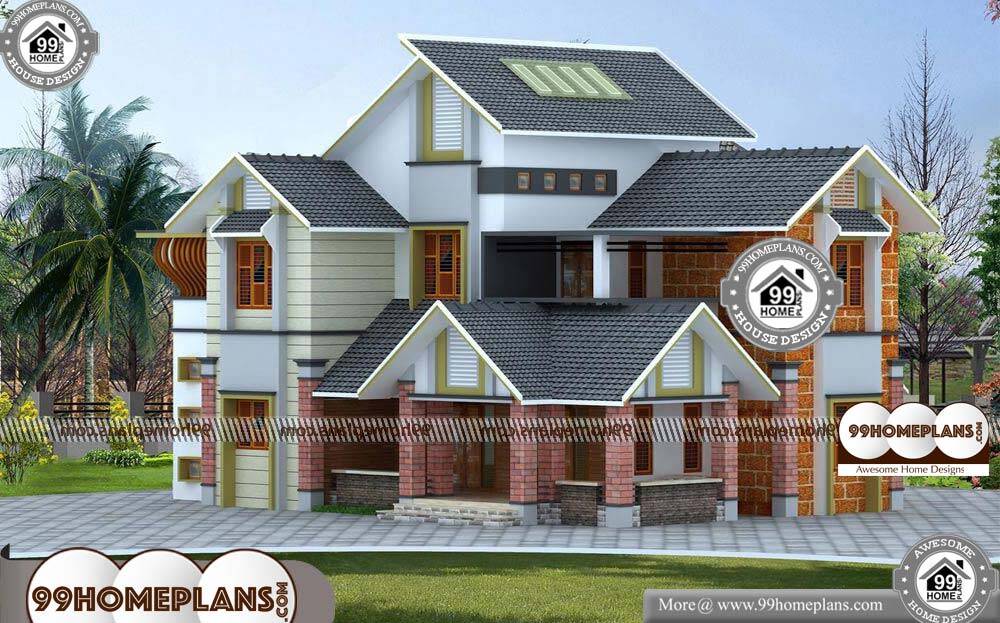 Cottage Plans With Loft - 2 Story 2210 sqft-Home