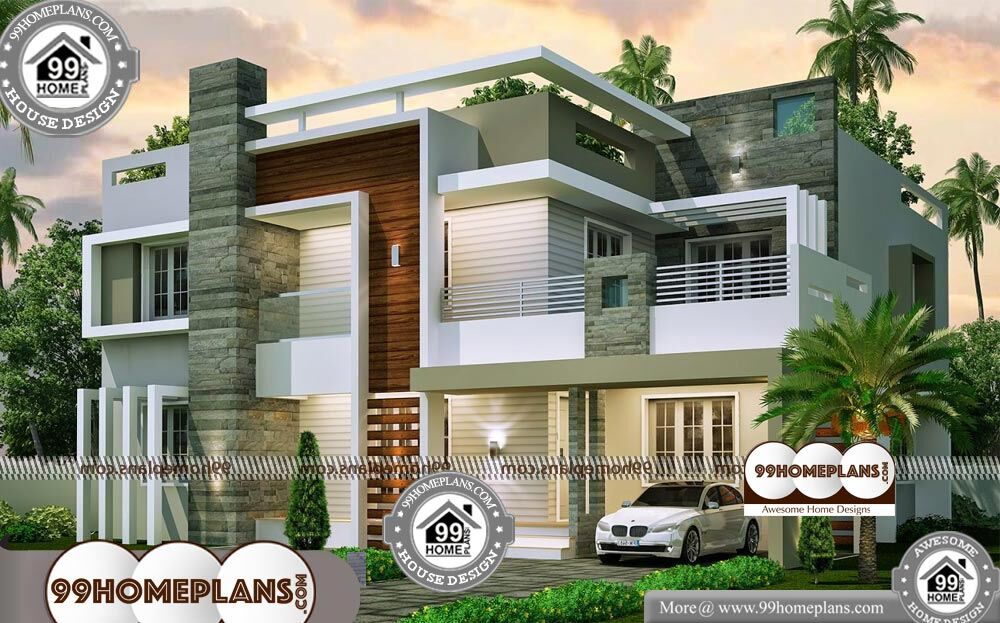 Courtyard House  Plans  Kerala  Style Two  Storey  House  