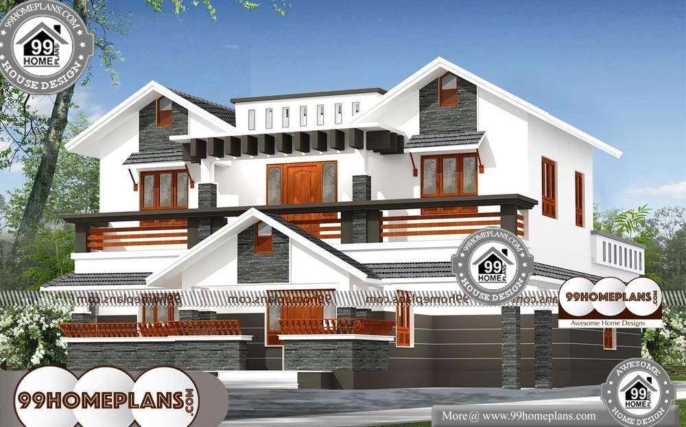 Design of Two Storey House - 2 Story 2300 sqft-Home