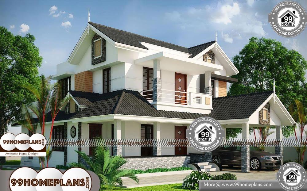 Double House Plans Design - 2 Story 2350 sqft-Home