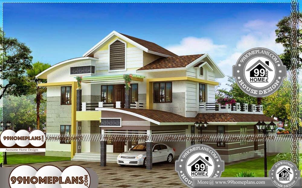 Duplex House Plans For 30x40 Site - 2 Story 2000 sqft-Home