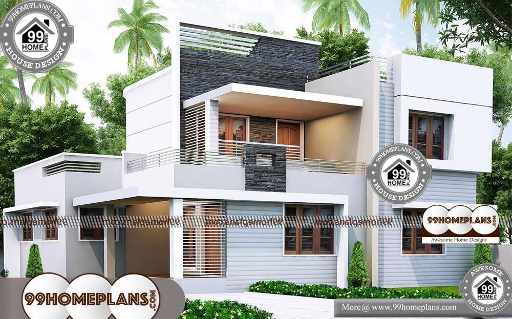 Exterior Elevation House Design - 2 Story 1984 sqft-Home