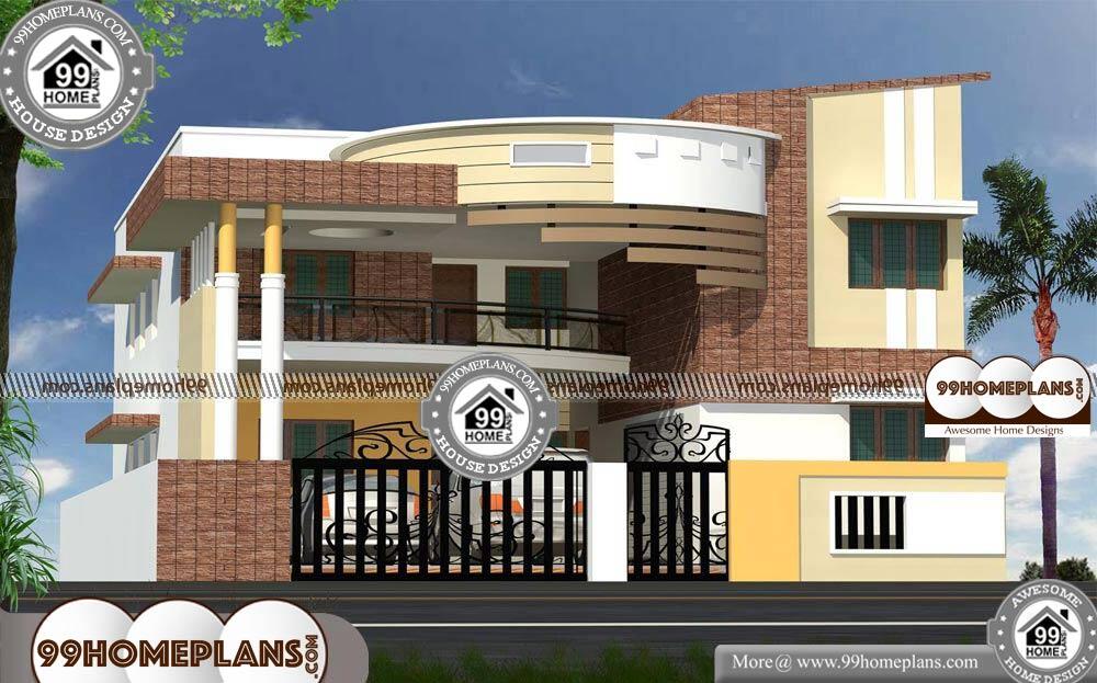 Front Design Of Double Story House - 2 Story 3456 sqft-Home