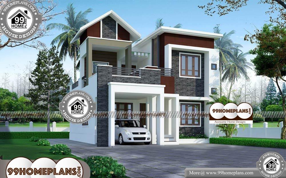 Front House Design for Small Houses - 2 Story 1490 sqft- HOME