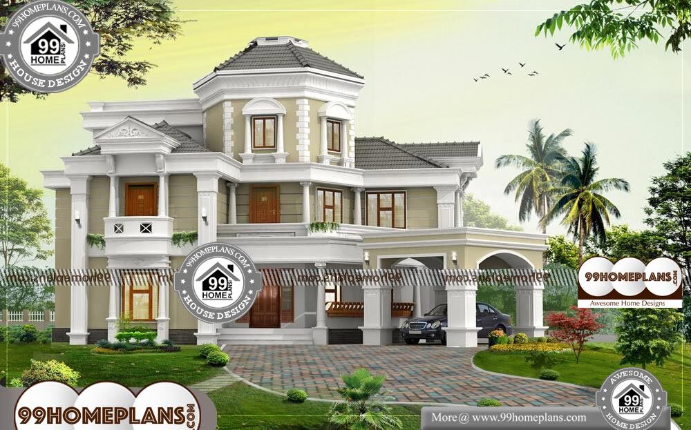 Home Design Bungalow - 3 Story 5167 sqft-Home