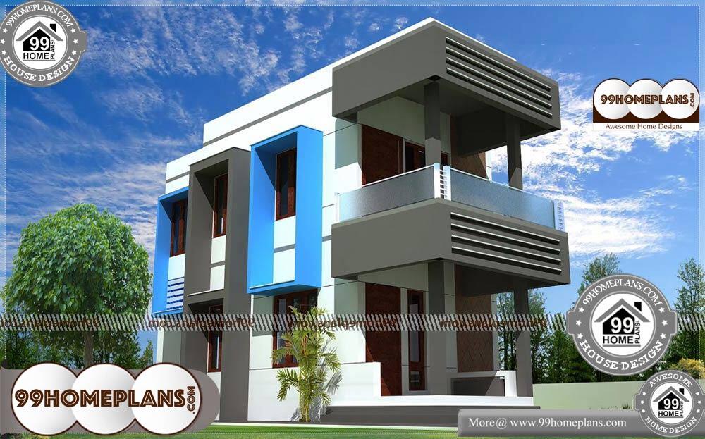 Home Designs for Narrow Blocks - 2 Story 1437 sqft-Home