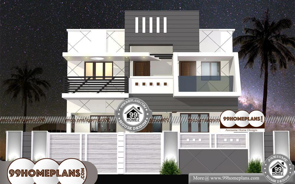 Home Plans For Small Lots - 2 Story 2620 sqft-Home