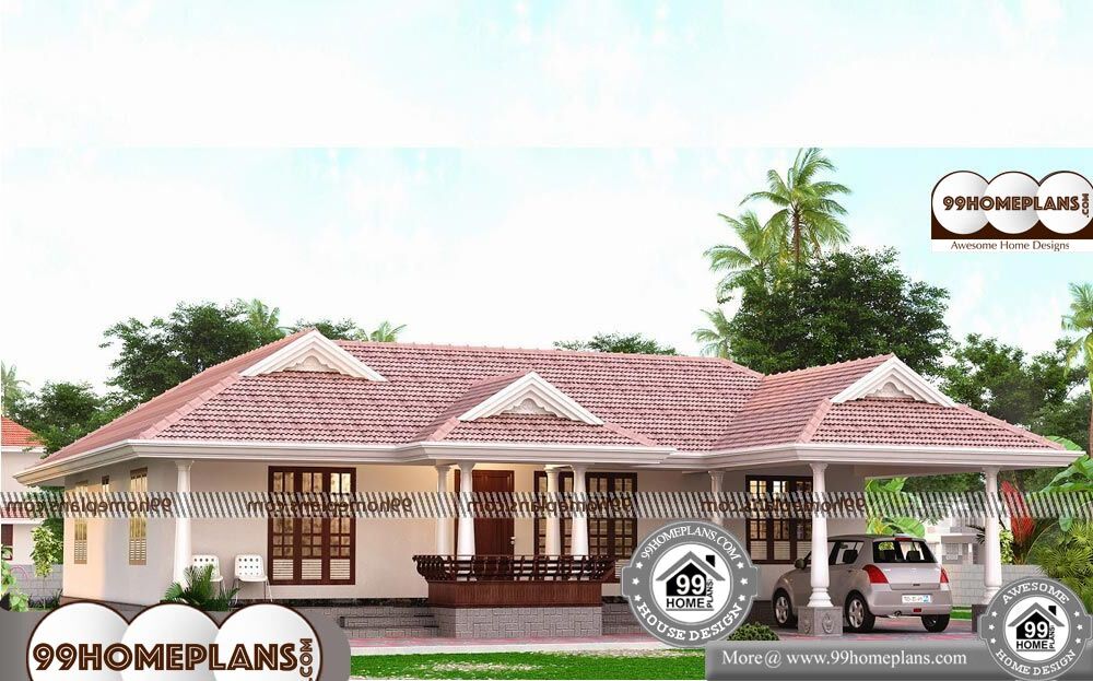 House Design Plan 3D - Single Story 1600 sqft-Home