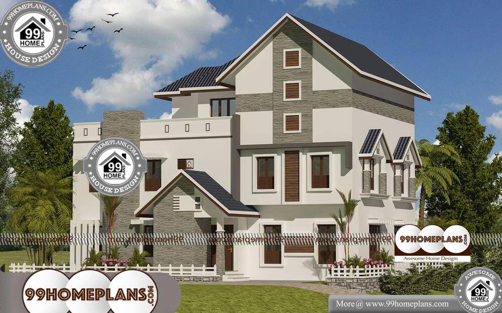 House Elevation Design Online - 2 Story 3419 sqft-Home
