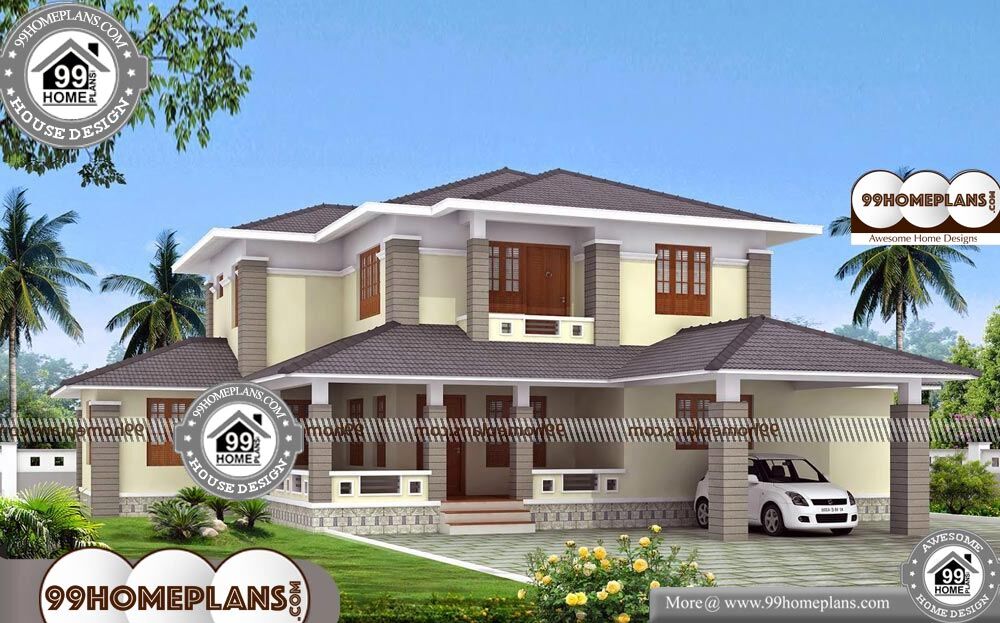 House Elevation Designs Architecture - 2 Story 2700 sqft-Home