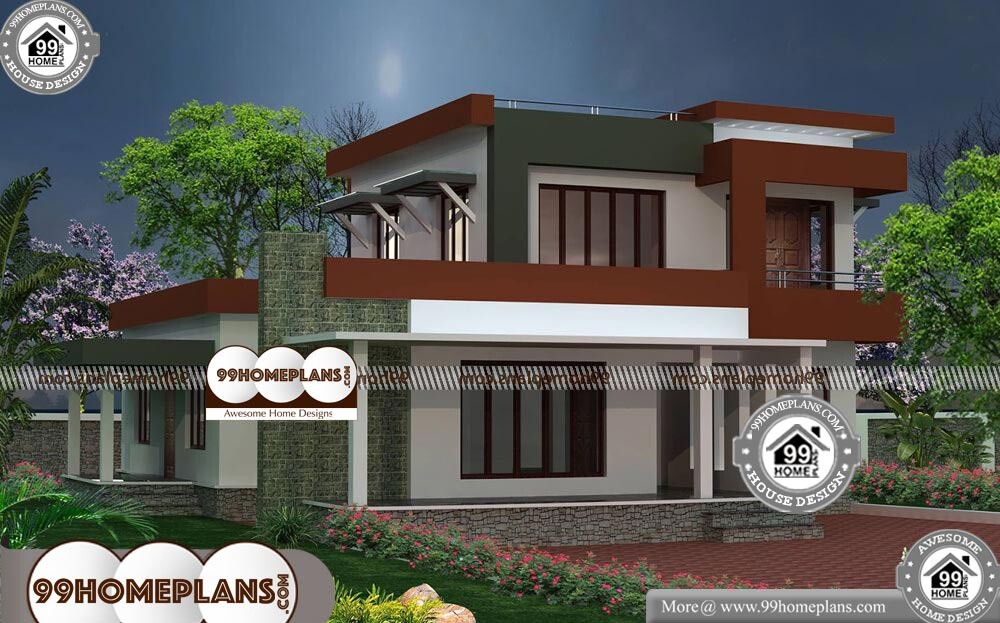 House Plan Front Elevation - 2 Story 2250 sqft-Home