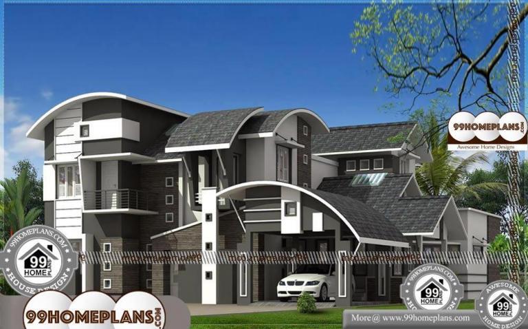 House Plan and Elevation in Kerala Style 90+ 2 Level House Plans Free