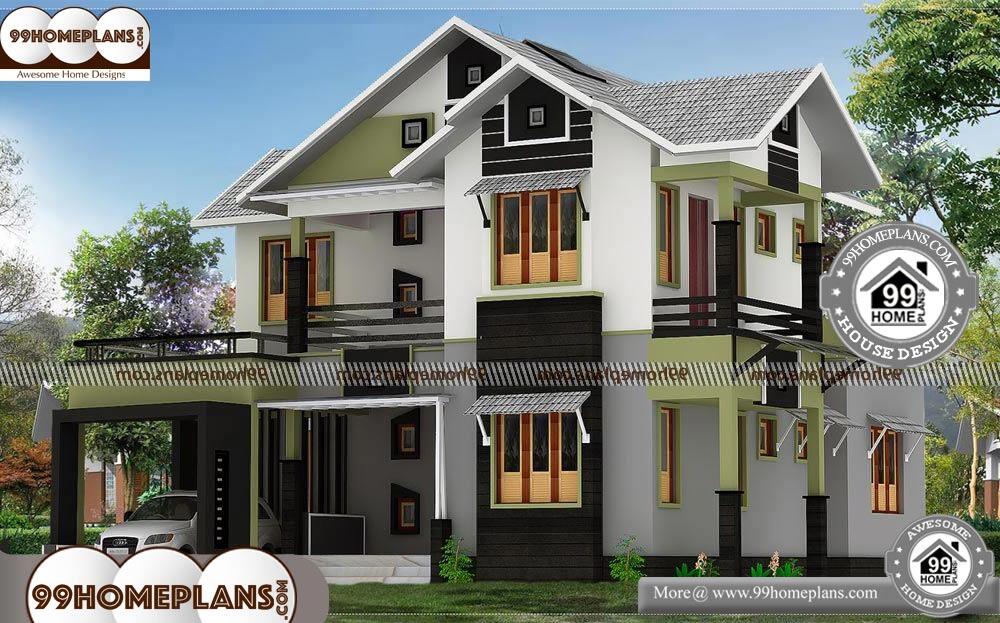 House Plans Modern Design - 2 Story 1991 sqft-Home