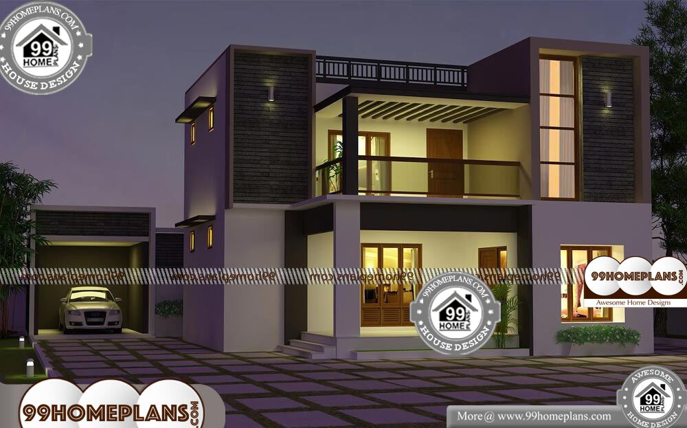 House Plans for Small Plots - 2 Story 3680 sqft-Home 