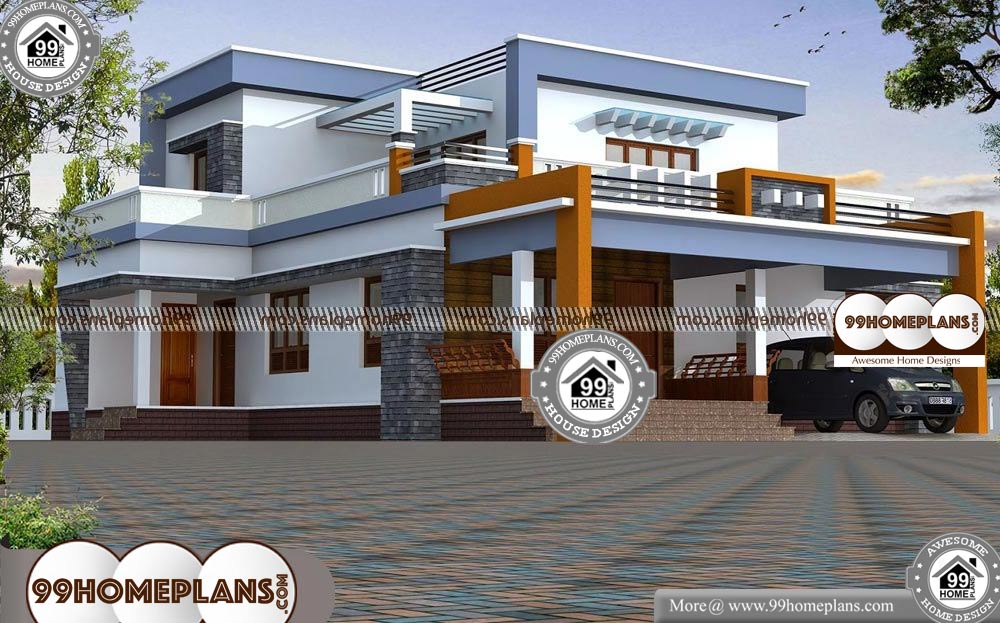 Independent House Elevation Designs - 2 Story 2430 sqft-Home