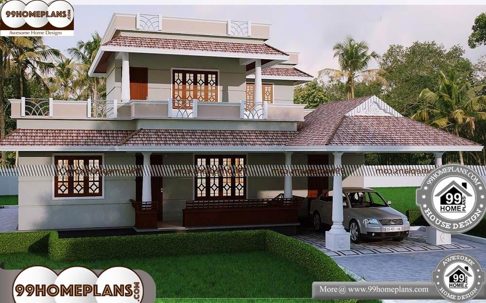 Indian Home Elevation - 2 Story 2700 sqft-Home