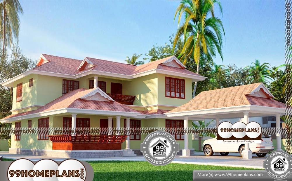 Indian House Models - 2 Story 2100 sqft-Home
