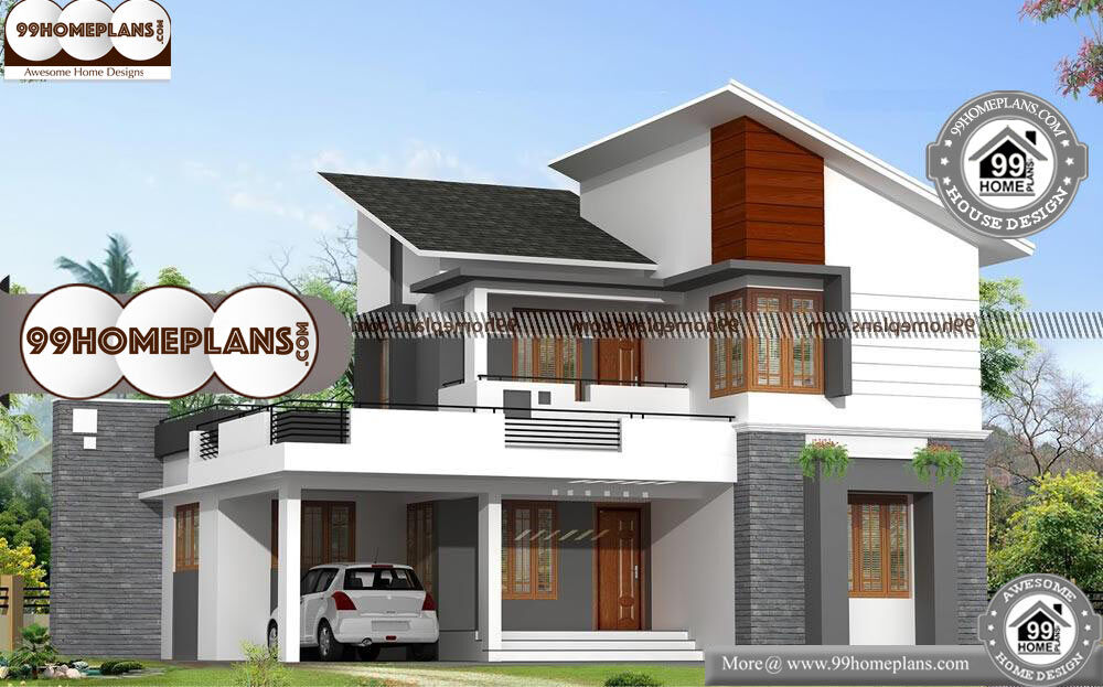 Indian House Outlook Design - 2 Story 1878 sqft-Home