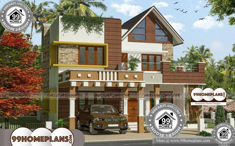 Indian Model Houses Elevation - 2 Story 2069 sqft-Home