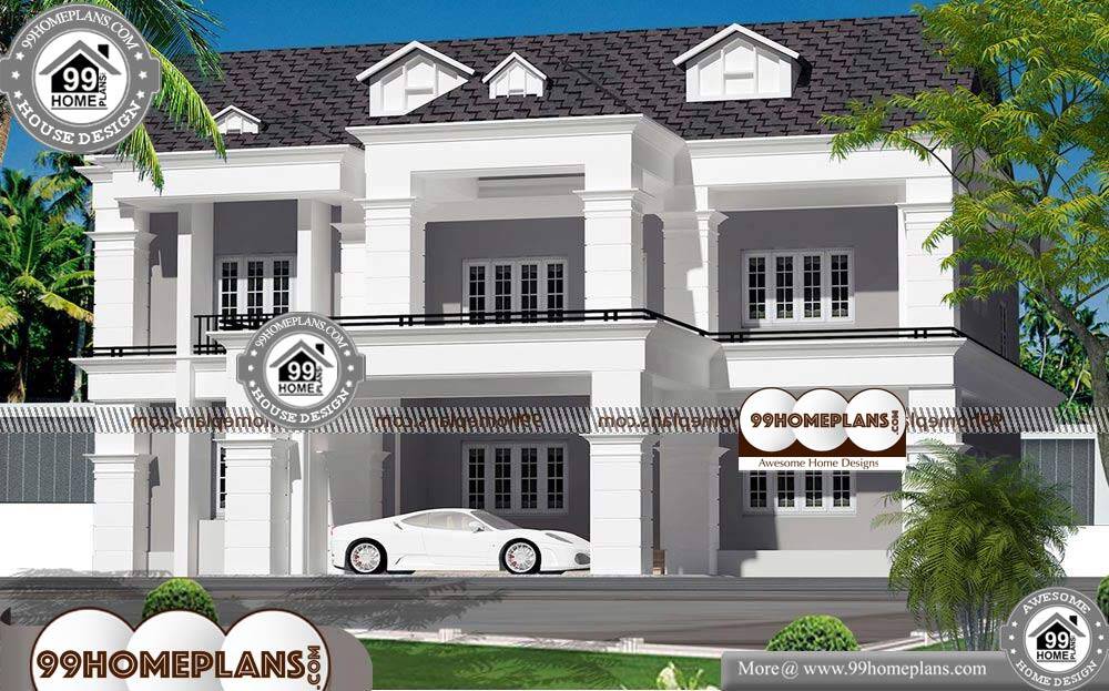 Indian Small Home Design Photos - 2 Story 4200 sqft-Home