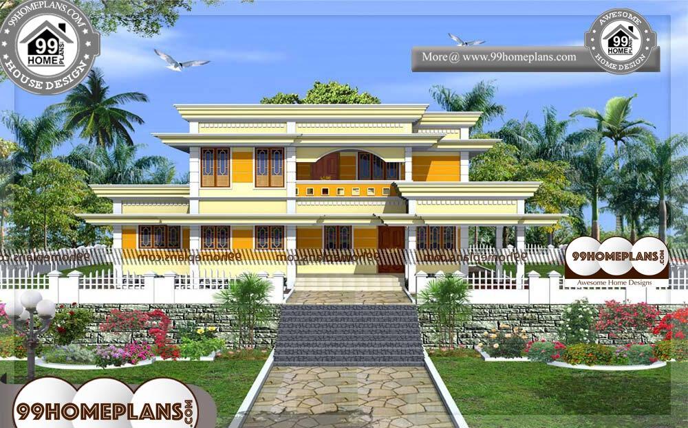 Kerala House Design With Floor Plans - 2 Story 2400 sqft-Home
