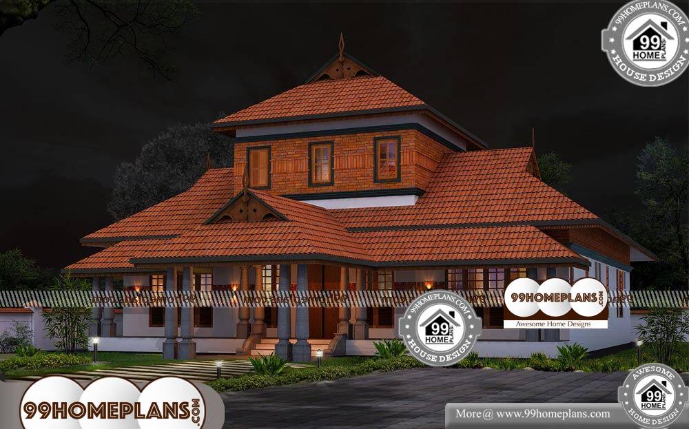 Kerala Nalukettu Style Home Plans - Single Story 2486 sqft-Home
