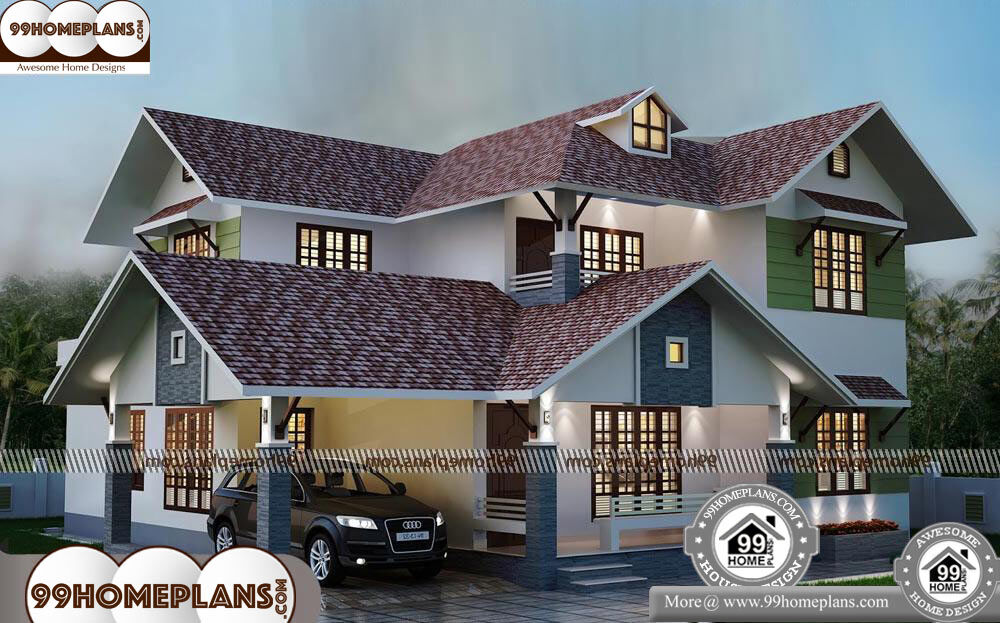 Latest House Designs in India - 2 Story 2280 sqft-Home