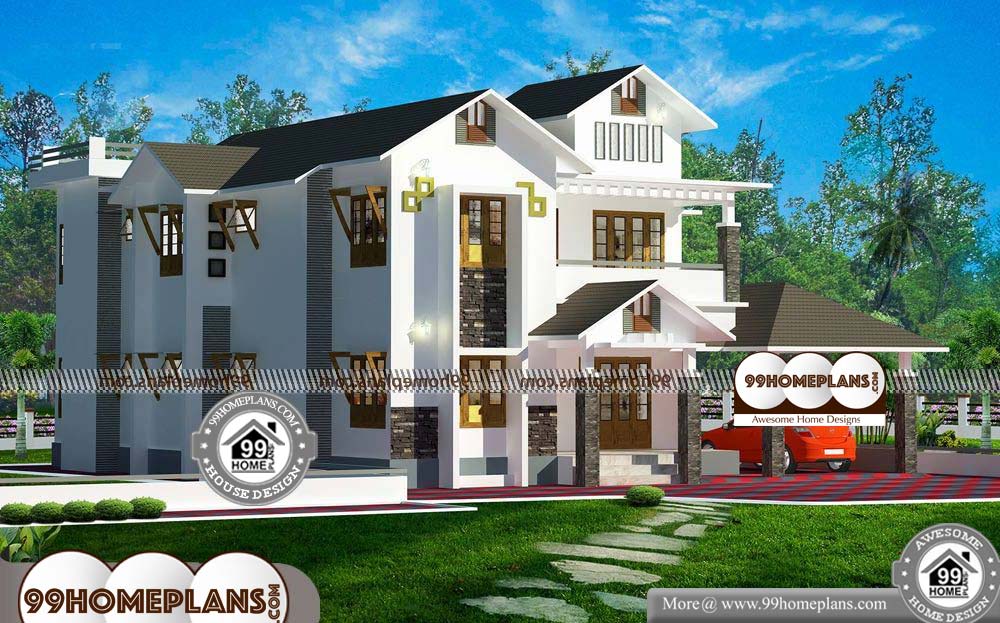 Less Cost House Designs - 2 Story 2700 sqft-Home