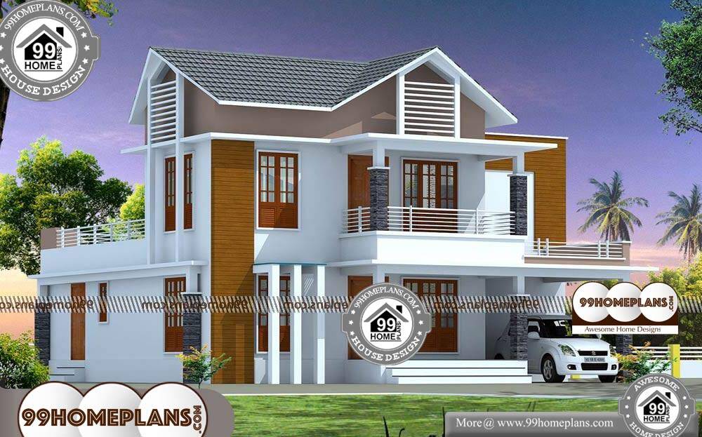 Low Budget Home Plans - 2 Story 2130 sqft-Home