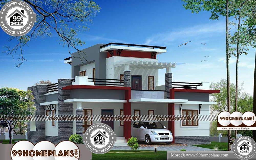 Low Budget House Design Ideas - 2 Story 1500 sqft-Home