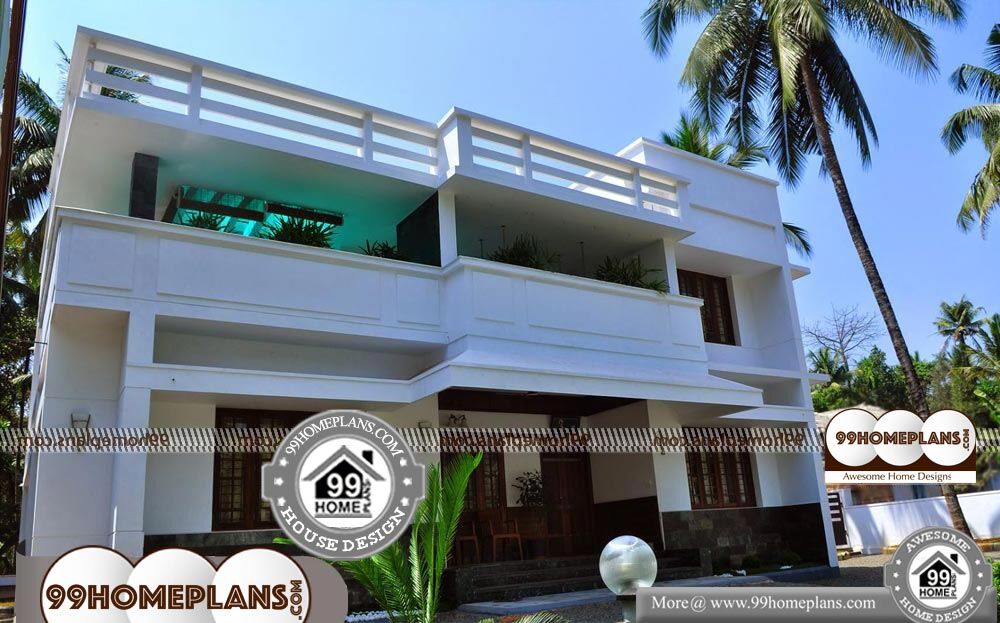 Low Budget House Plans Kerala Photos - 2 Story 2690 sqft-Home