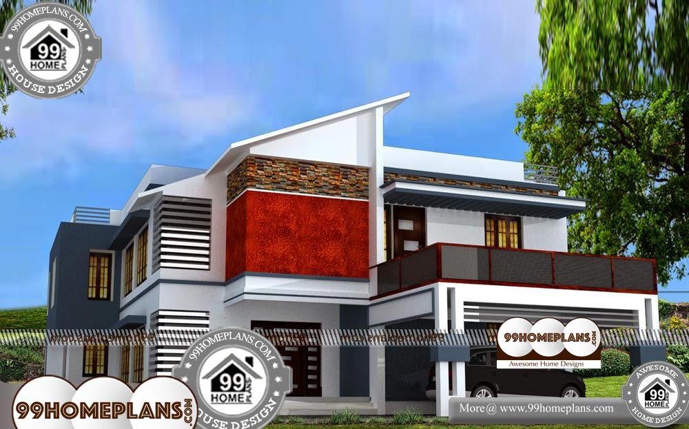 Low Budget Houses in Kerala Photos And Plan - 2 Story 4656 sqft-Home