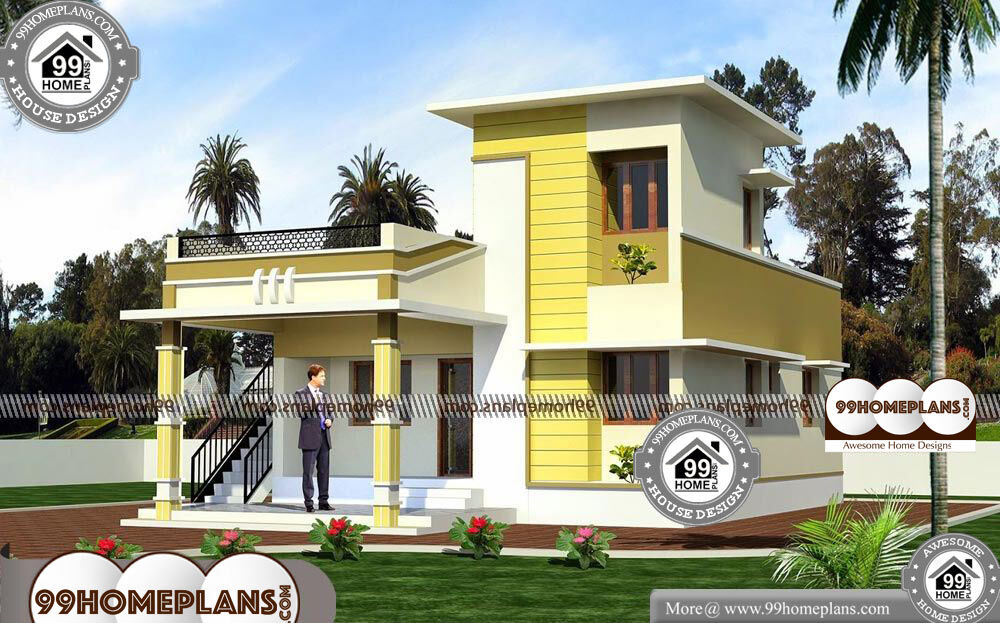 Low Cost Home Plans - Single Story 1048 sqft-Home