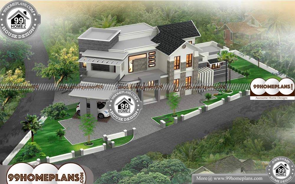 Modern Contemporary House Floor Plans - 2 Story 2750 sqft-Home