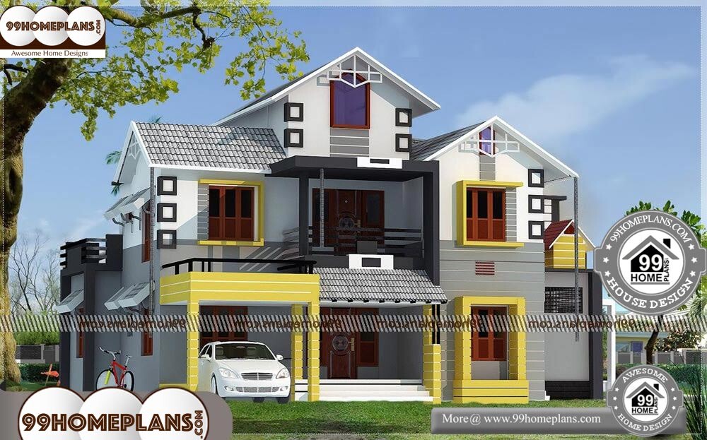 Modern Exterior House Designs - 2 Story 2494 sqft-Home