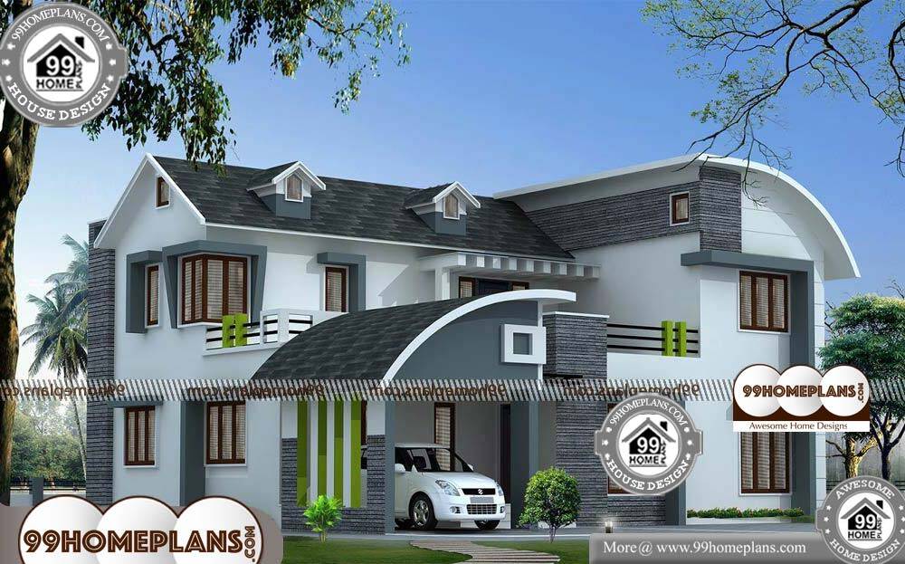 Modern House Architecture Plans - 2 Story 2200 sqft-Home