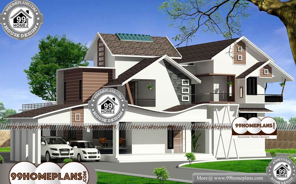 Modern Style Floor Plans - 2 Story 3600 sqft-Home