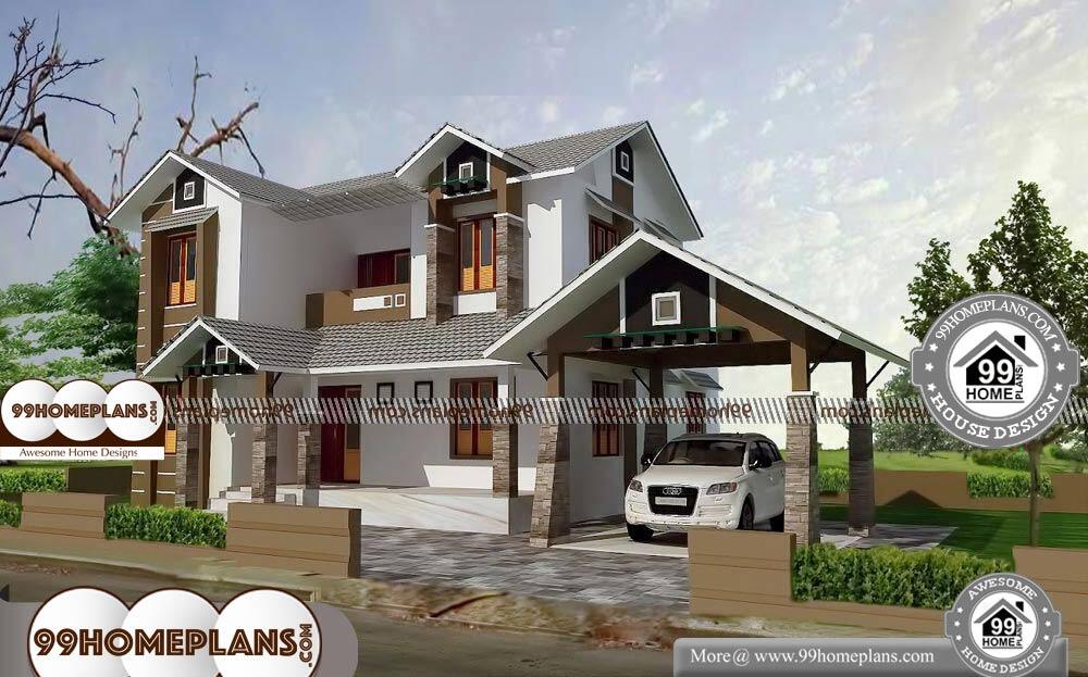 Small Modern 2 Story House Plans - 2 Story 2109 sqft-Home