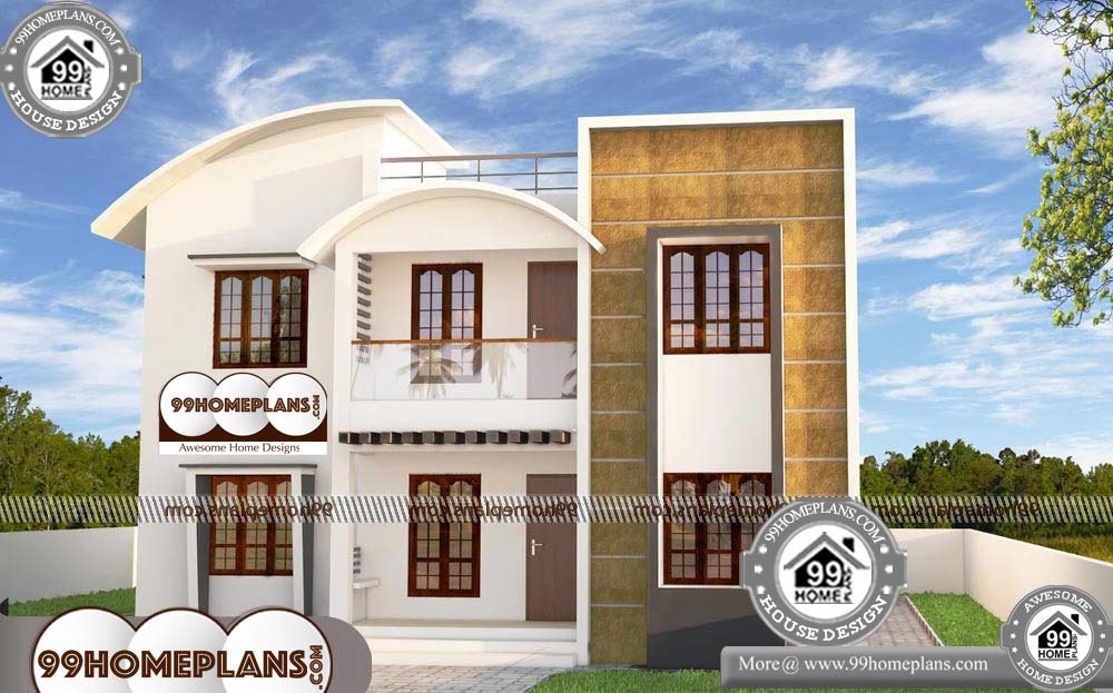 Modern Villa Design Plan - 2 Story 2031 sqft-Home 