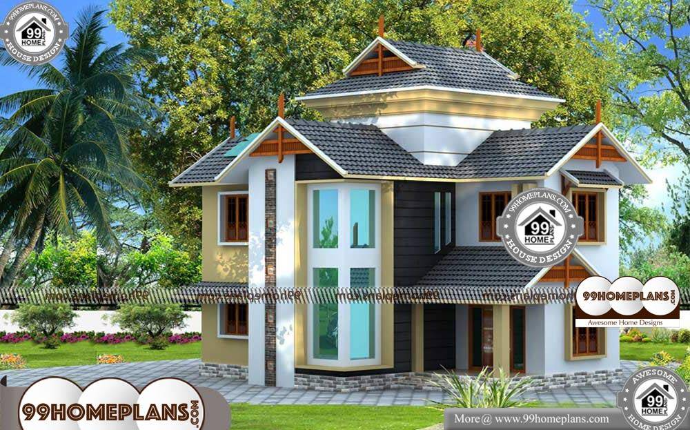 Narrow Home Designs - 2 Story 1490 sqft-Home