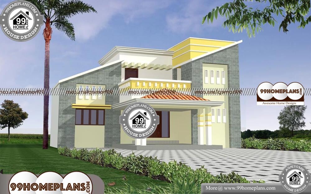 Narrow Lot Home Designs - 2 Story 1850 sqft-Home