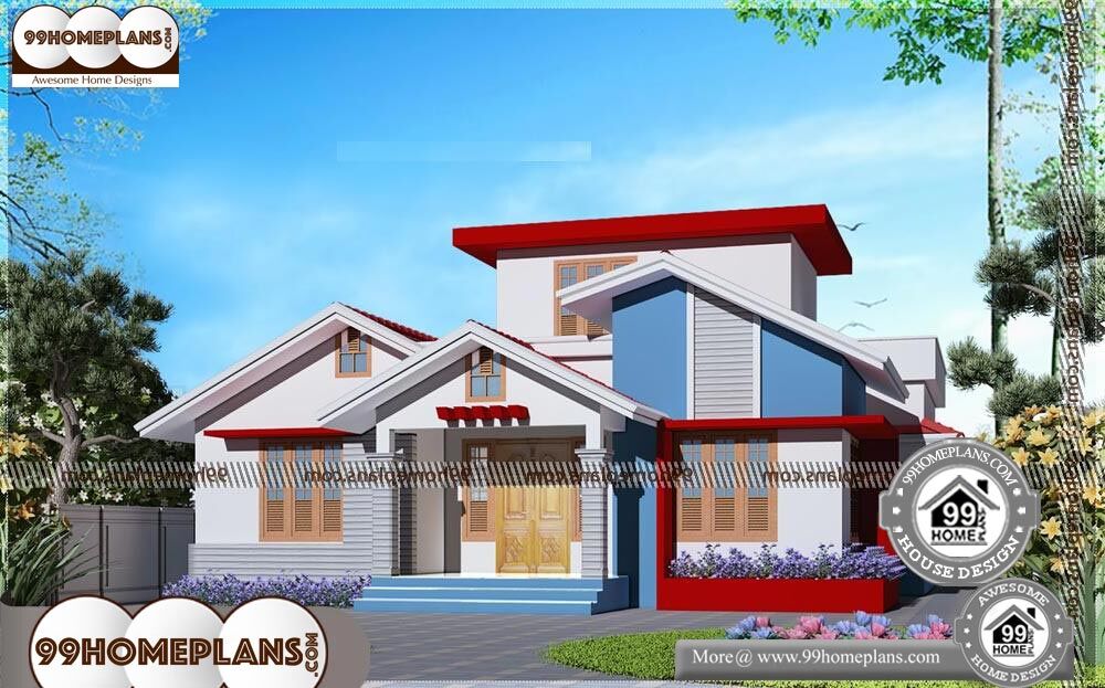 One Floor Home Design - Single Story 1250 sqft-Home