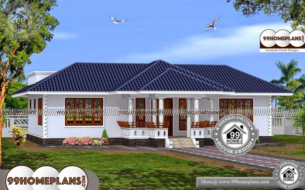 One Floor Home Plans - Single Story 1150 sqft-Home