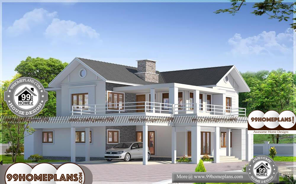 Simple Beautiful House Plans - 2 Story 2850 sqft-HOME